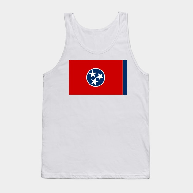 Tennessee State Flag Tank Top by Lucha Liberation